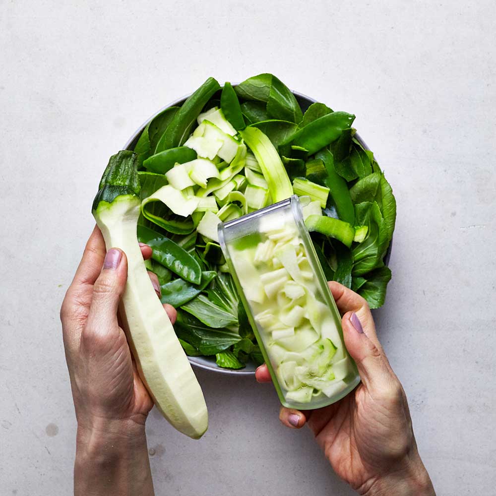 קולפן עם איסוף פסולת ירוק PeelStore