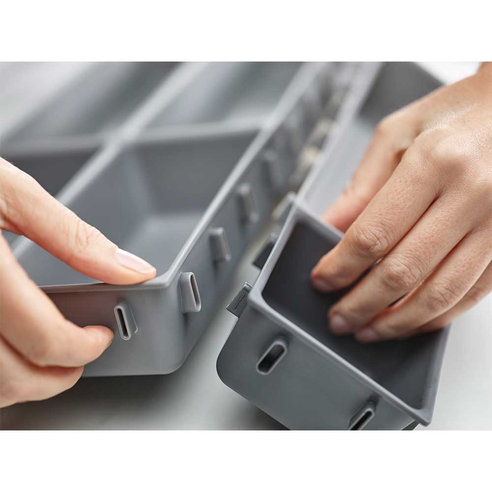 ארגונית סכום Drawer אפור 7 חלקים