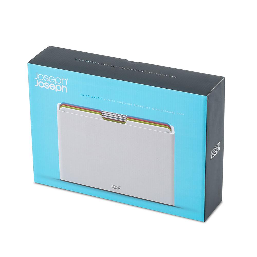 Joseph Joseph Folio 4-Piece Chopping Board Set, White