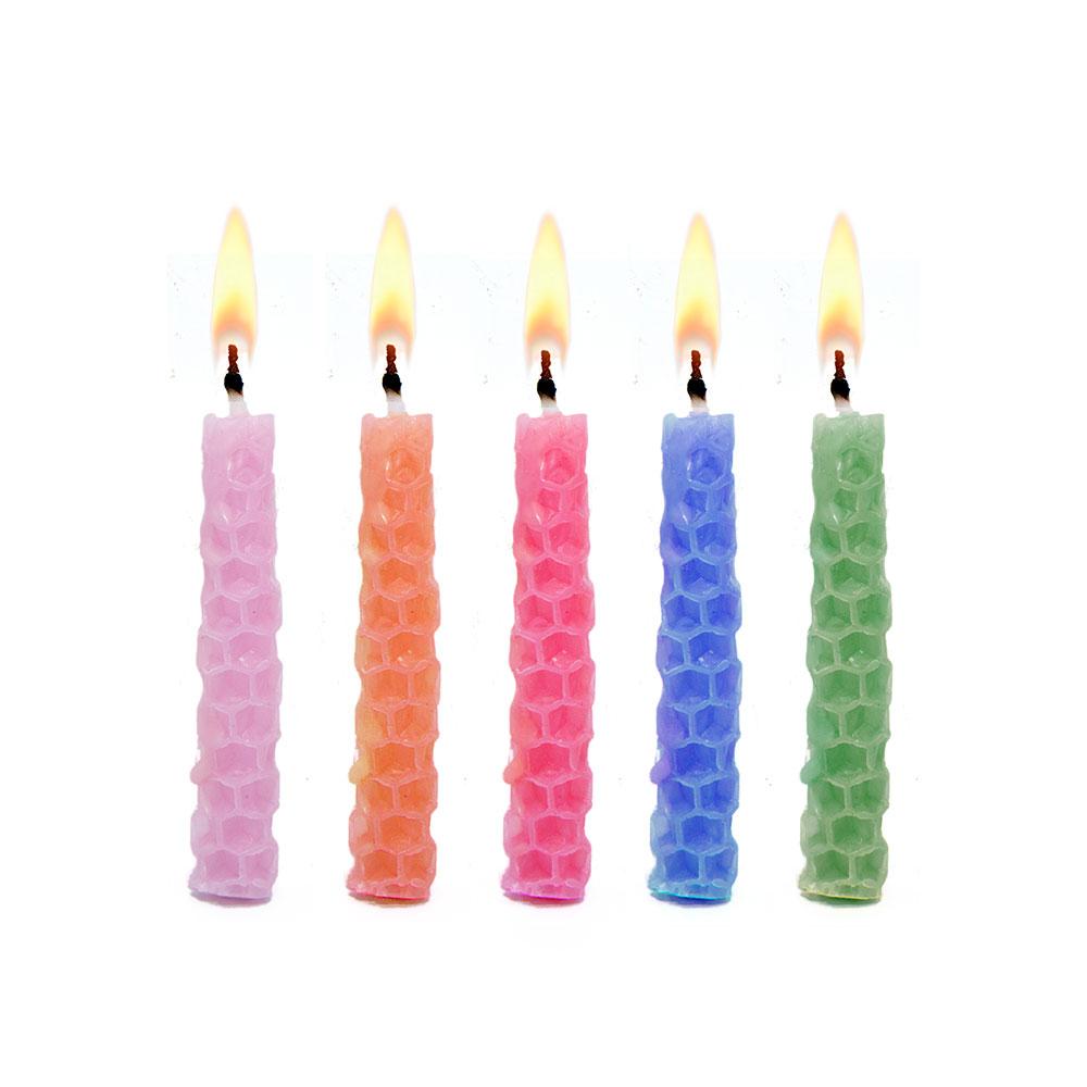 ערכת נרות צבעונית