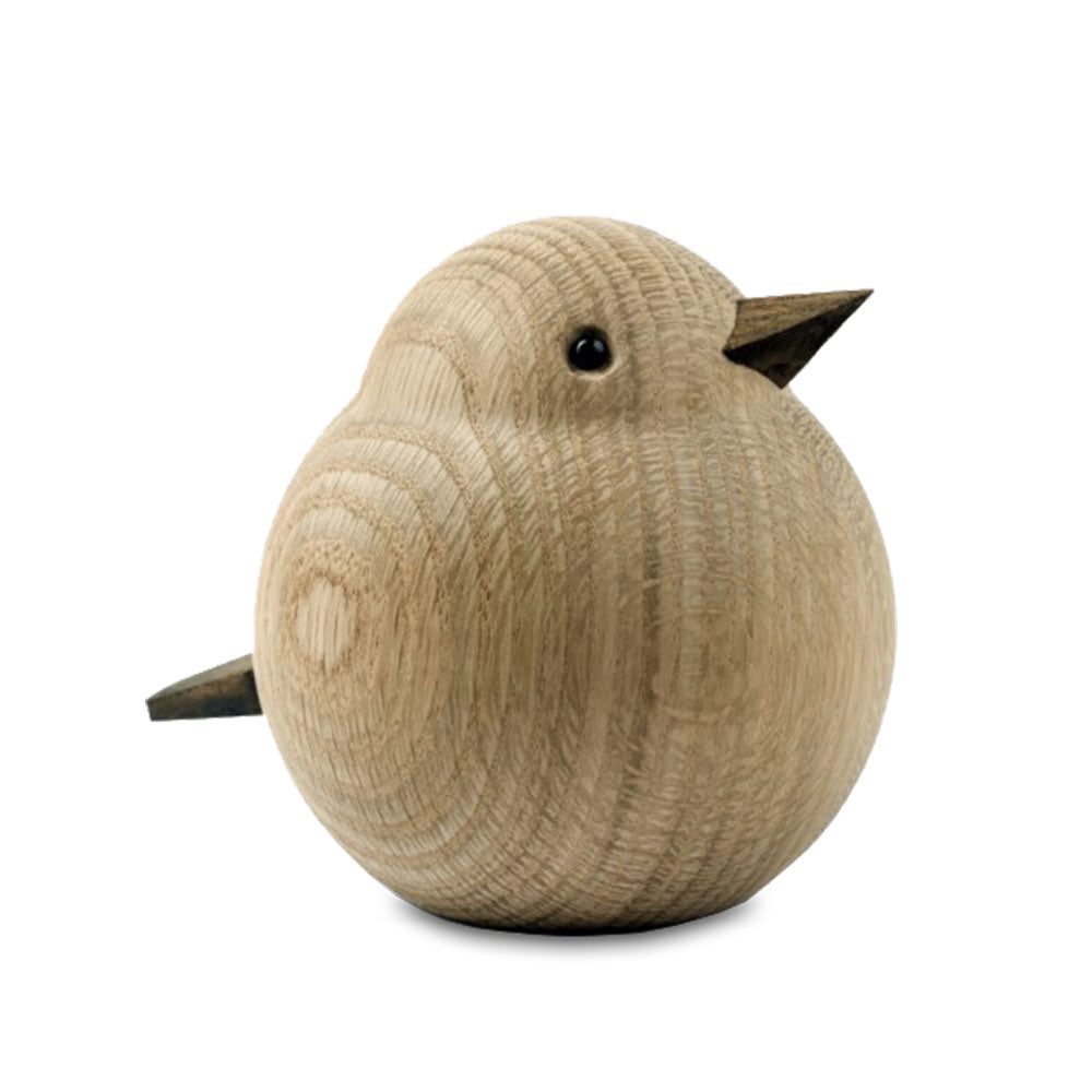 פסלון ציפור אבא עץ בהיר