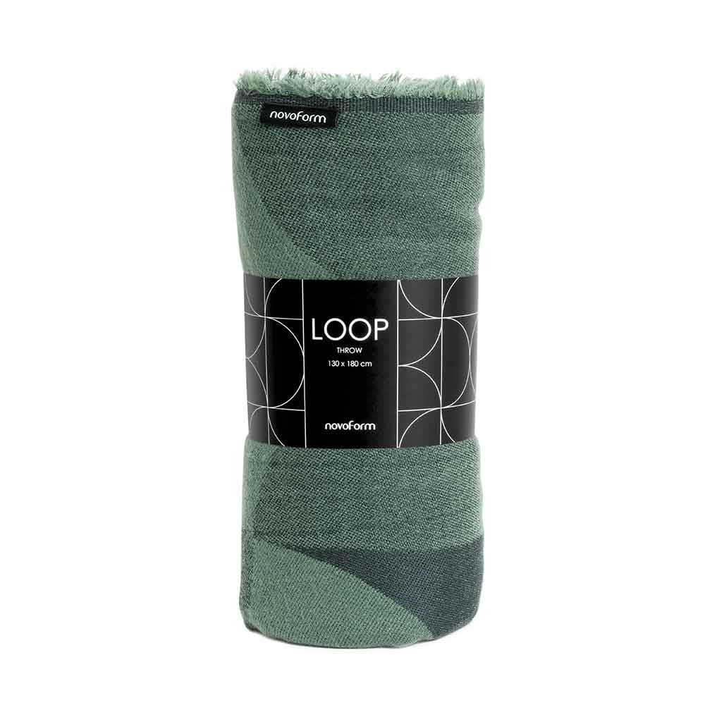 שמיכת טלוויזיה LOOP ירוק