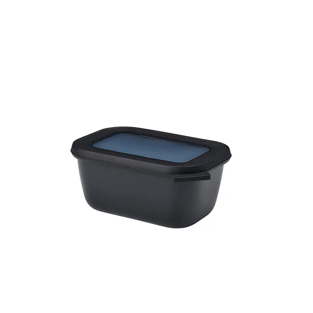 קערת אחסון מלבן CIRQULA שחור 750ML