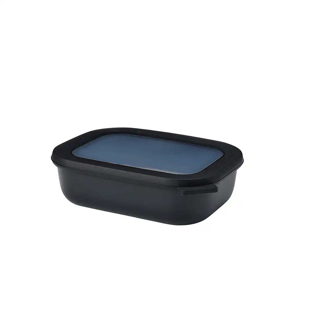 קערת אחסון מלבן CIRQULA שחור 1000ML