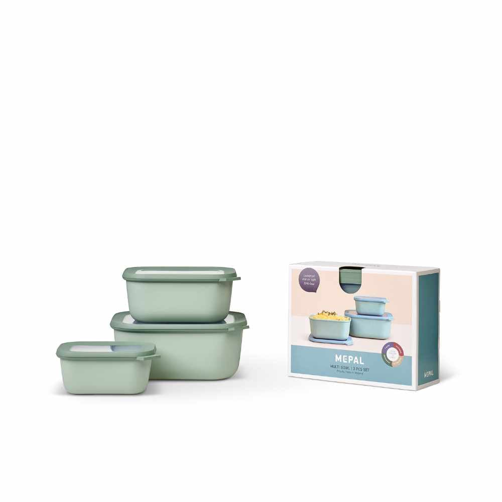 סט 3 קופסאות אחסון מלבניות CIRQULA L SAGE