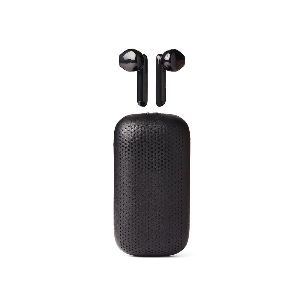 רמקול ואוזניות SPEAKERBUDS שחור