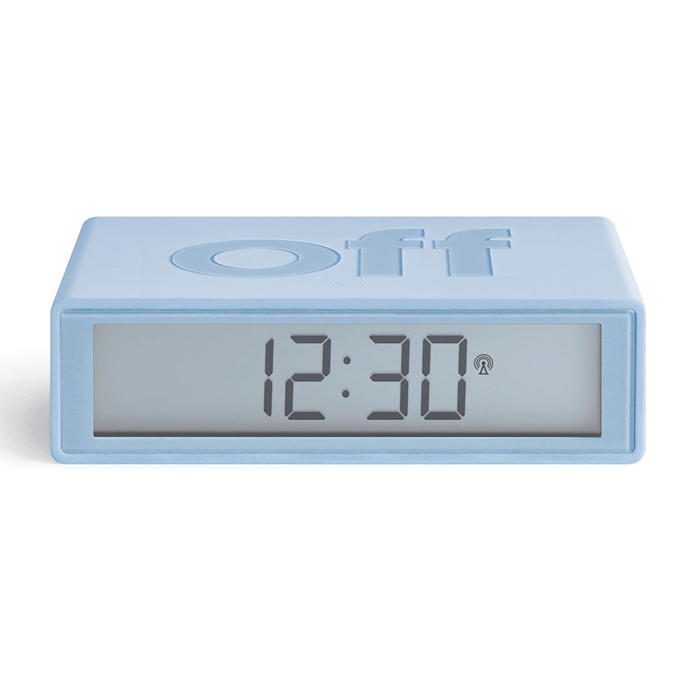 Flip clock light blue