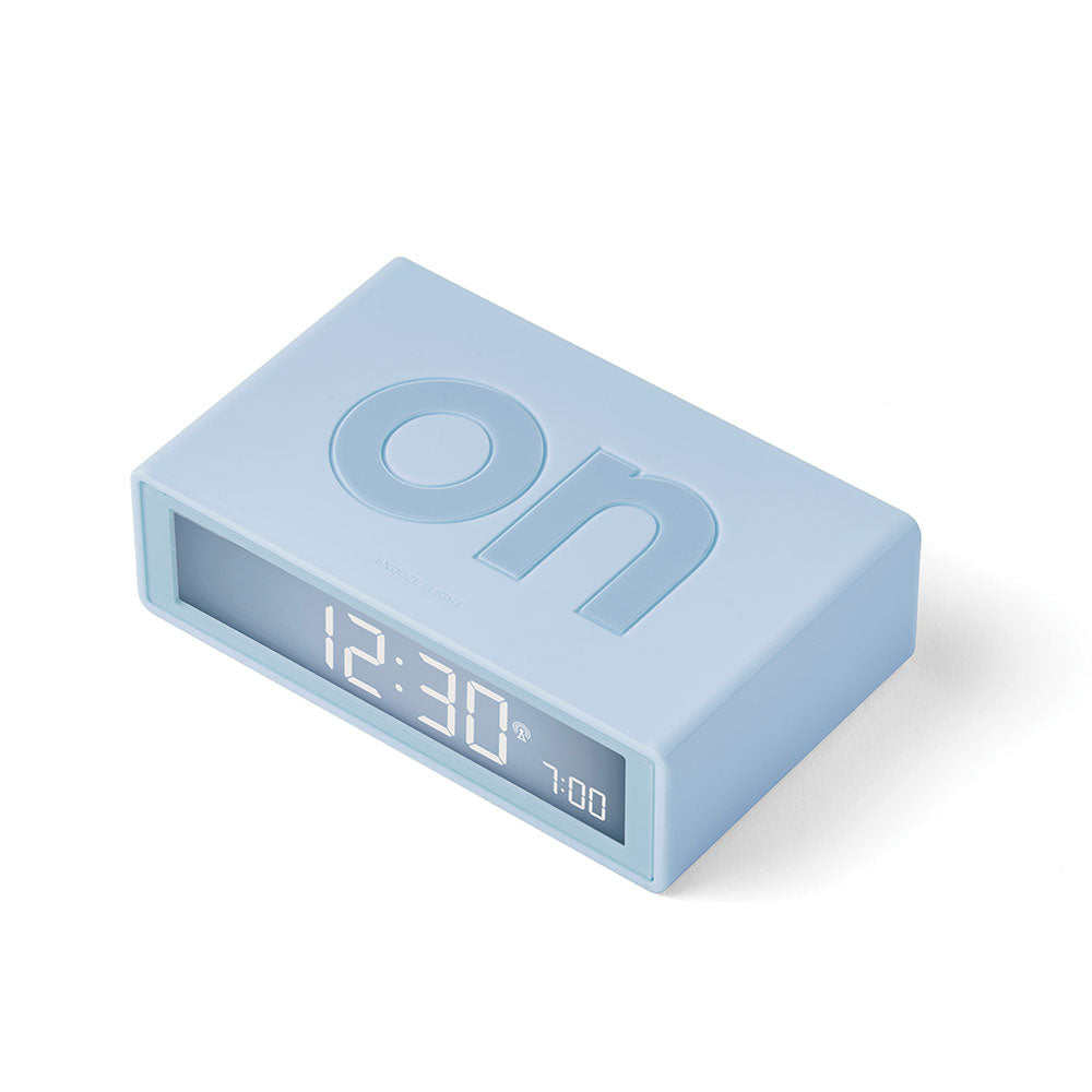 Flip clock light blue
