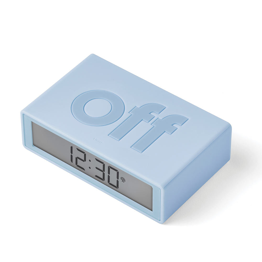 Flip clock light blue