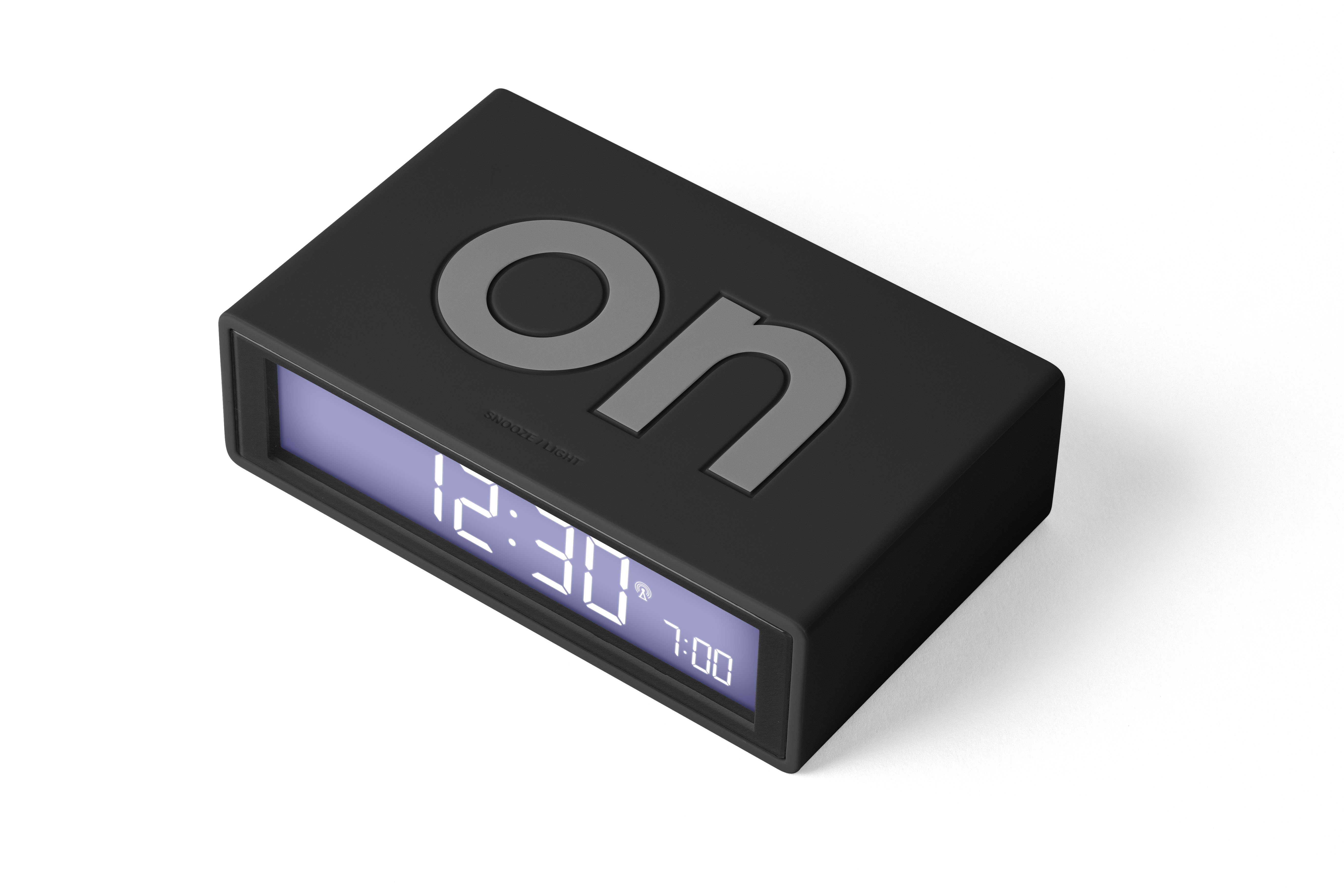 שעון מעורר FLIP שחור גומי