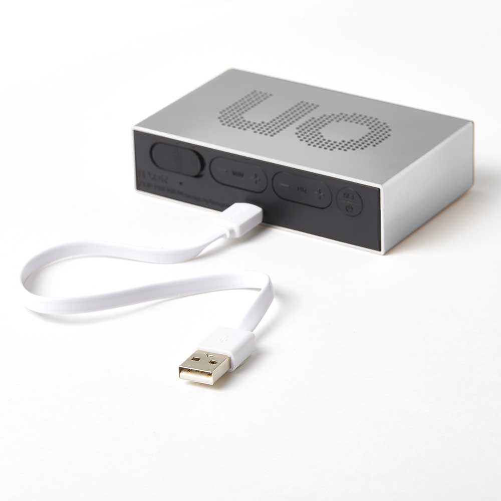 שעון מעורר Flip Premium כסוף