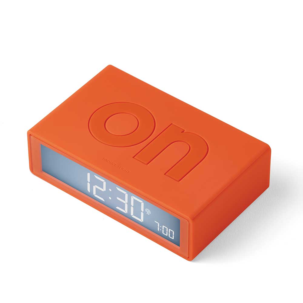 שעון מעורר Flip Travel כתום