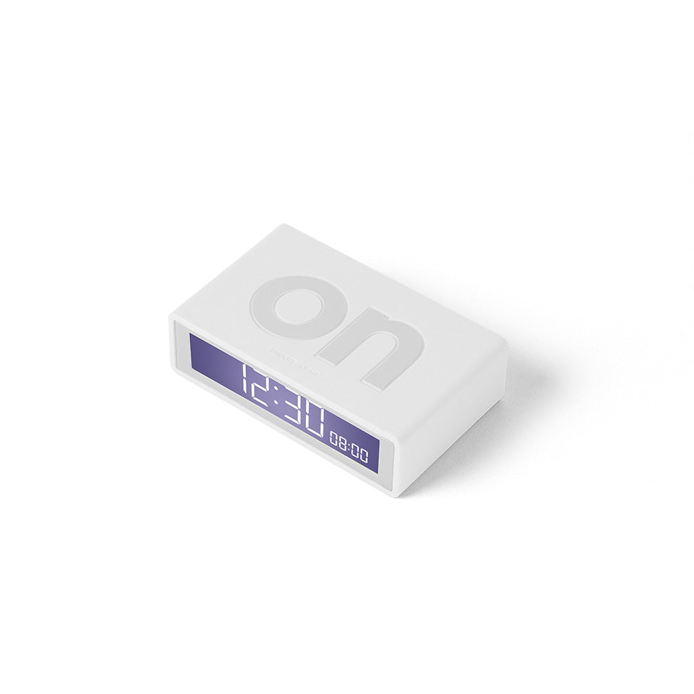 שעון מעורר FLIP TRAVEL לבן