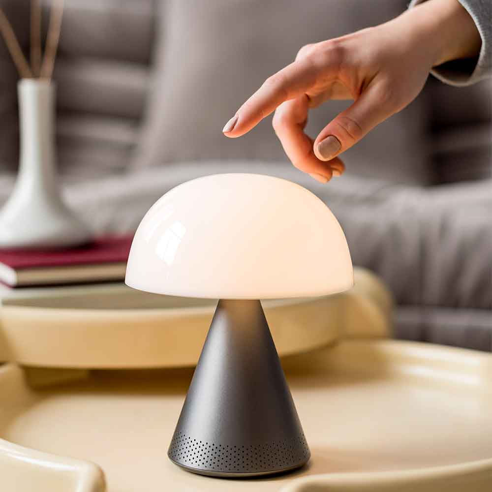 מנורה + רמקול MINA L מתכת מטלי