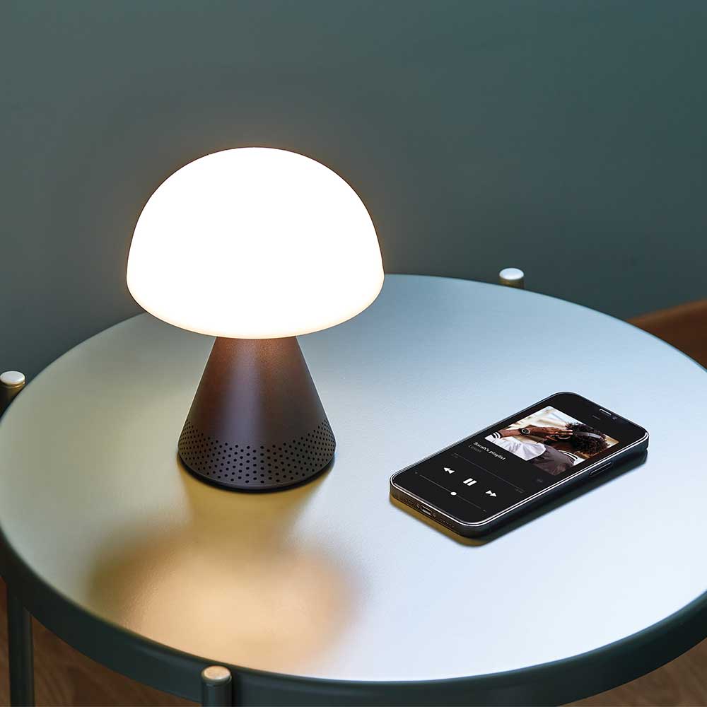 מנורה + רמקול MINA L מתכת מטלי