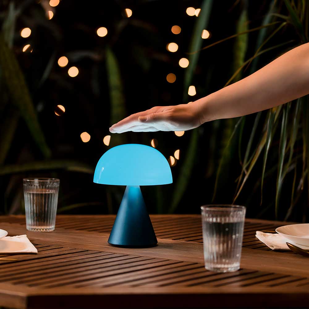 MINA L lamp blue