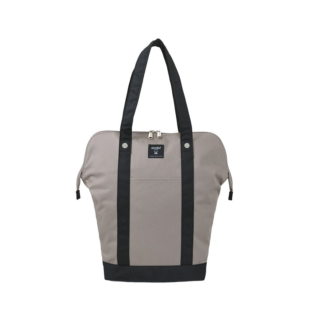 Gray and black thermal shoulder bag