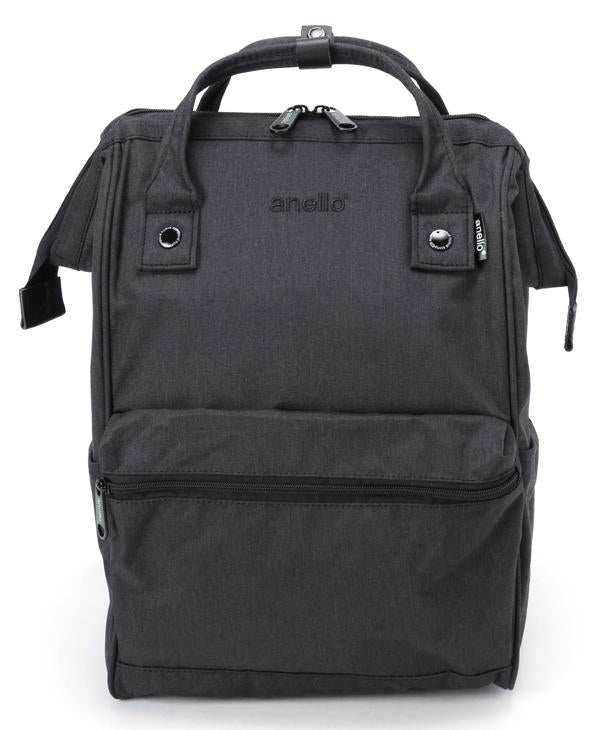 תיק גב M לוגו רקמה שחור