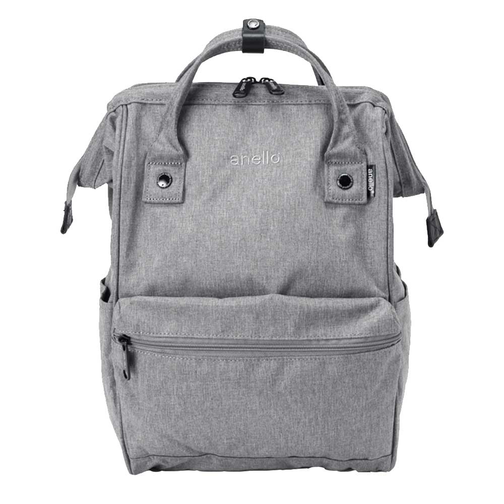 M Backpack Embroidered Logo Grey