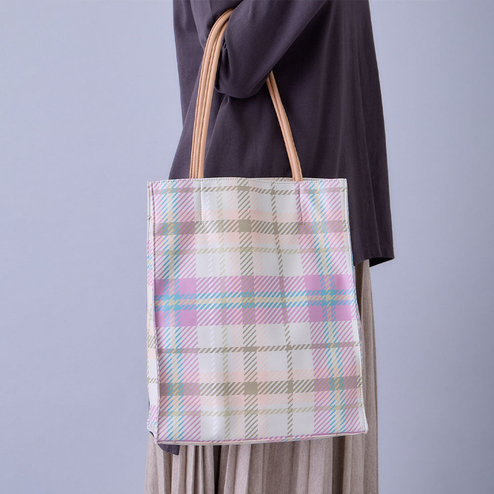 Alton Pink Plaid Rectangular Bag