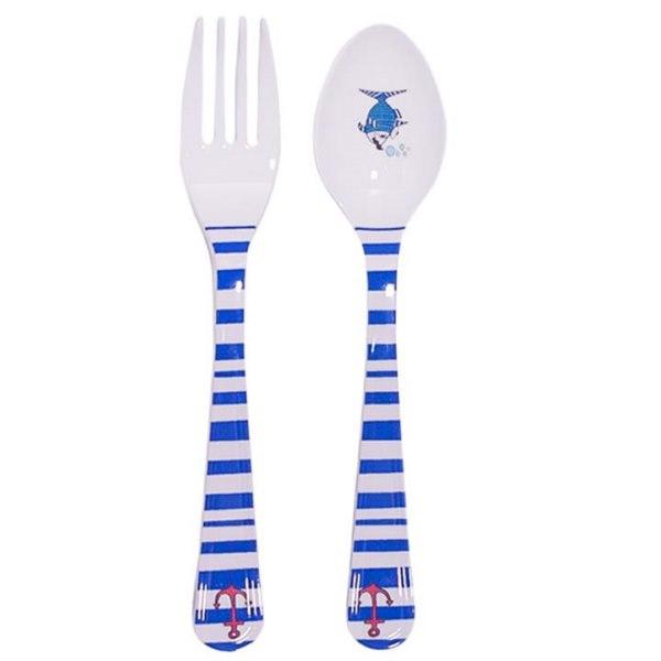 Mr. Fish Melamine Cutlery Set