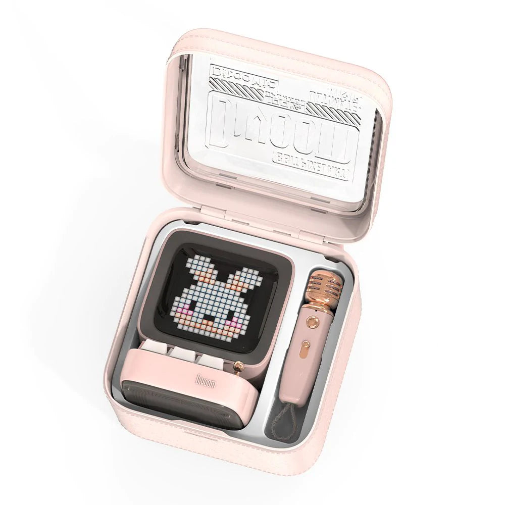 רמקול עם מיקרופון DitooMic ורוד