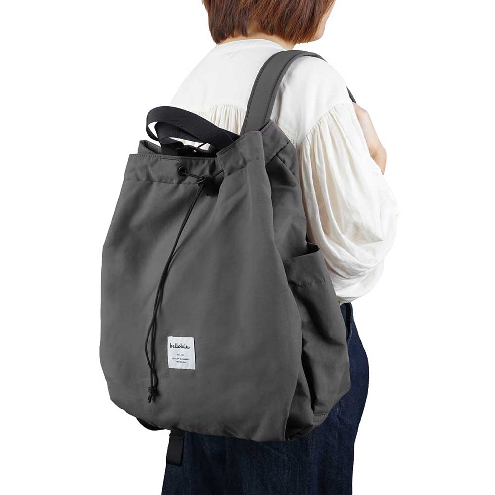 תיק גב/צד Elio אפור כהה