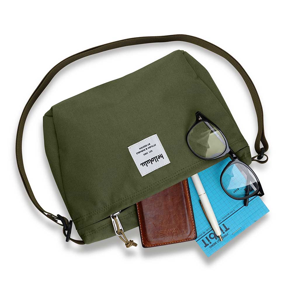 תיק צד קטן Cana ירוק זית