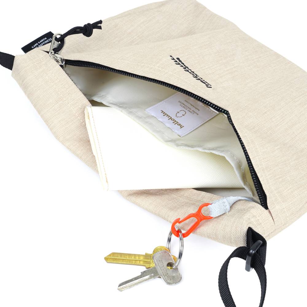 Small Cana cream side bag