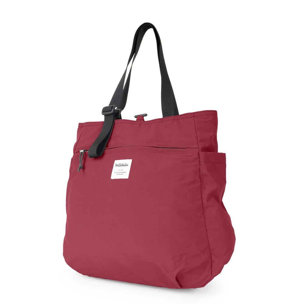 תיק tote דו צדדי - אדום\ורוד HELLOLULU 04