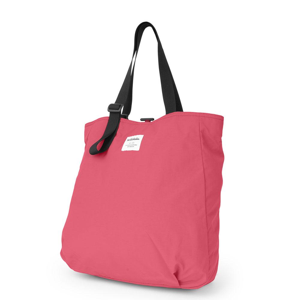 תיק tote דו צדדי - אדום\ורוד HELLOLULU 05
