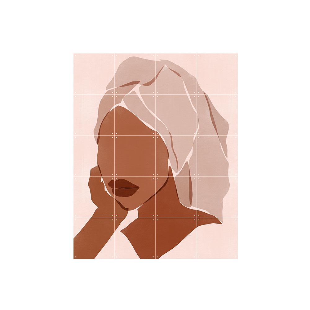 תמונה להרכבה Graphic אישה במנוחה S