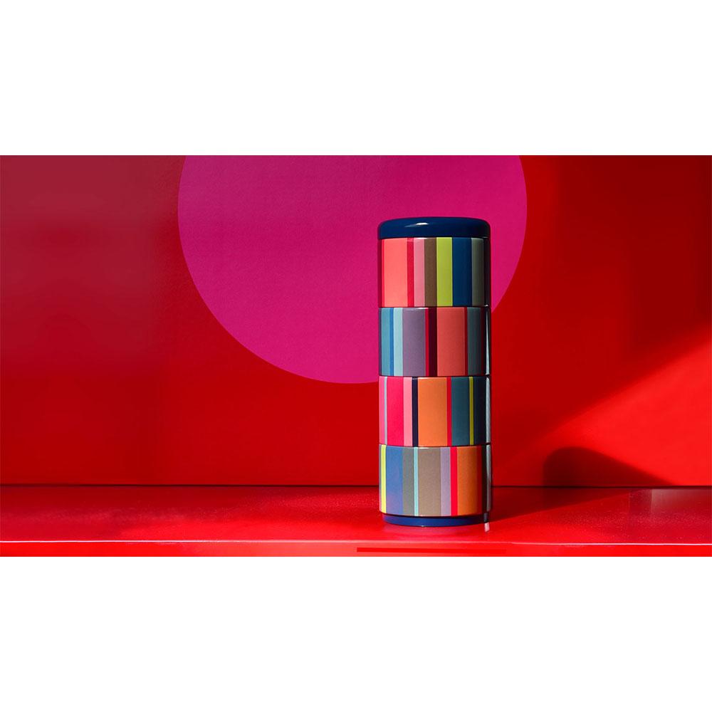 סט 4 קופסאות Stripes