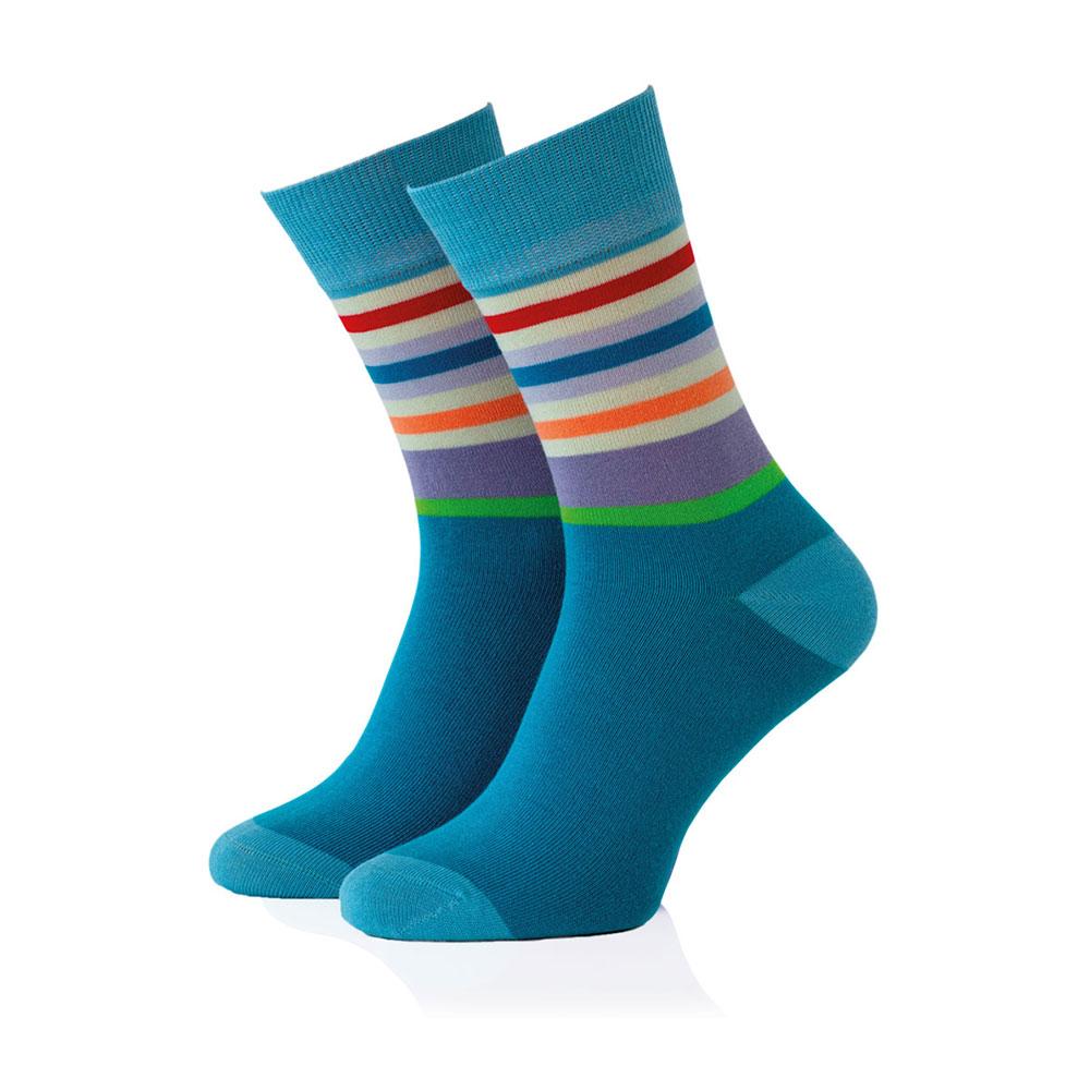 גרבי גברים כחול עם פסים