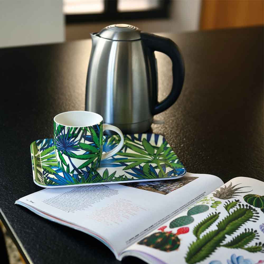 מגש קטן עלים טרופי