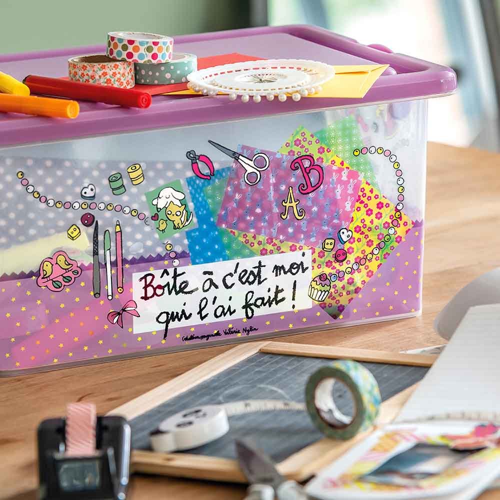 קופסת אחסון גדולה תחביבים