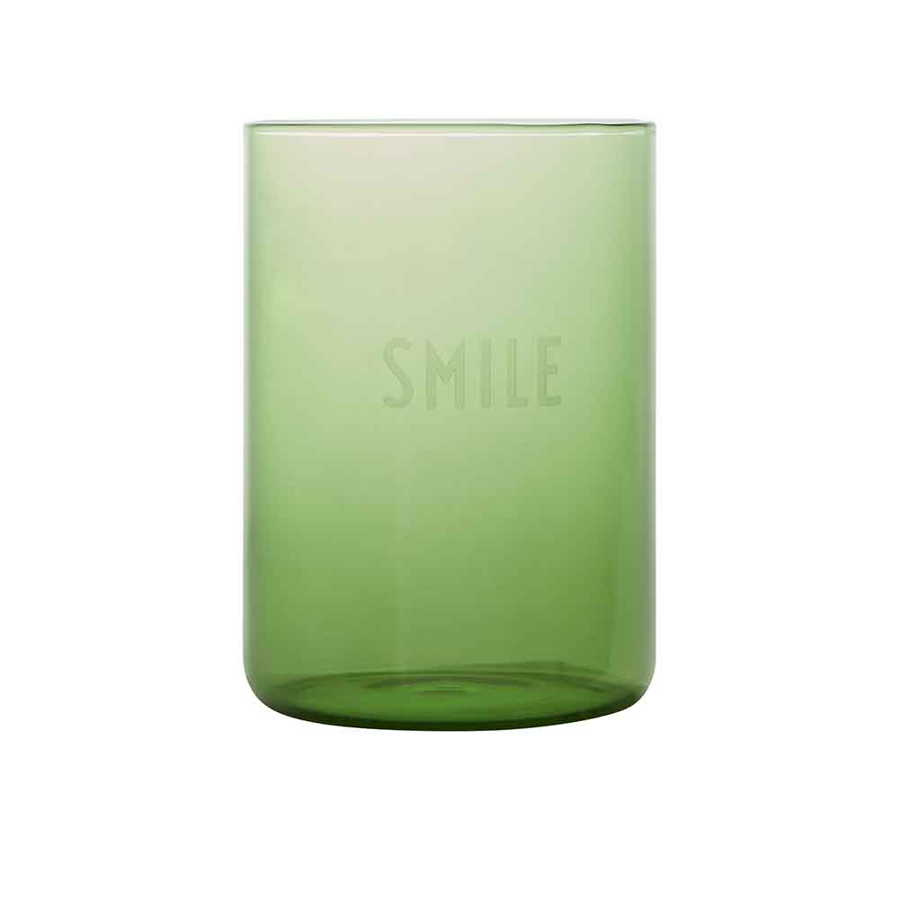 כוס שתייה זכוכית Smile ירוק