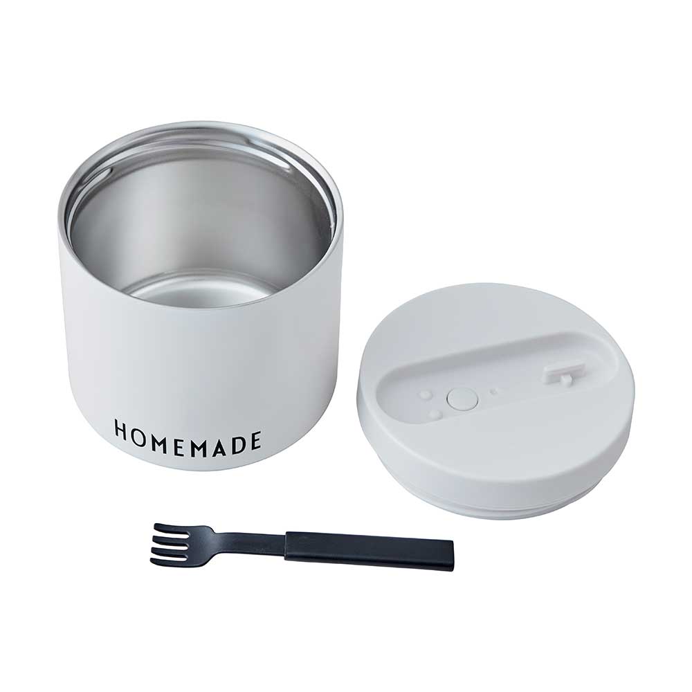 Large thermal lunch box + fork