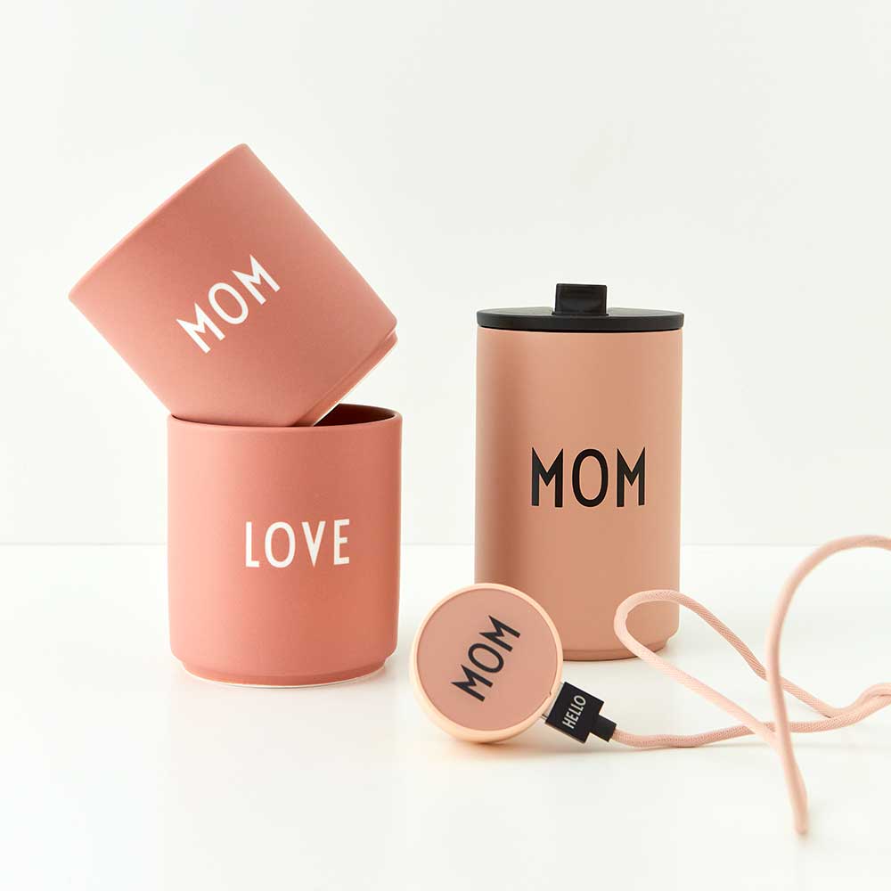 Mom Peach Thermal Drinking Cup