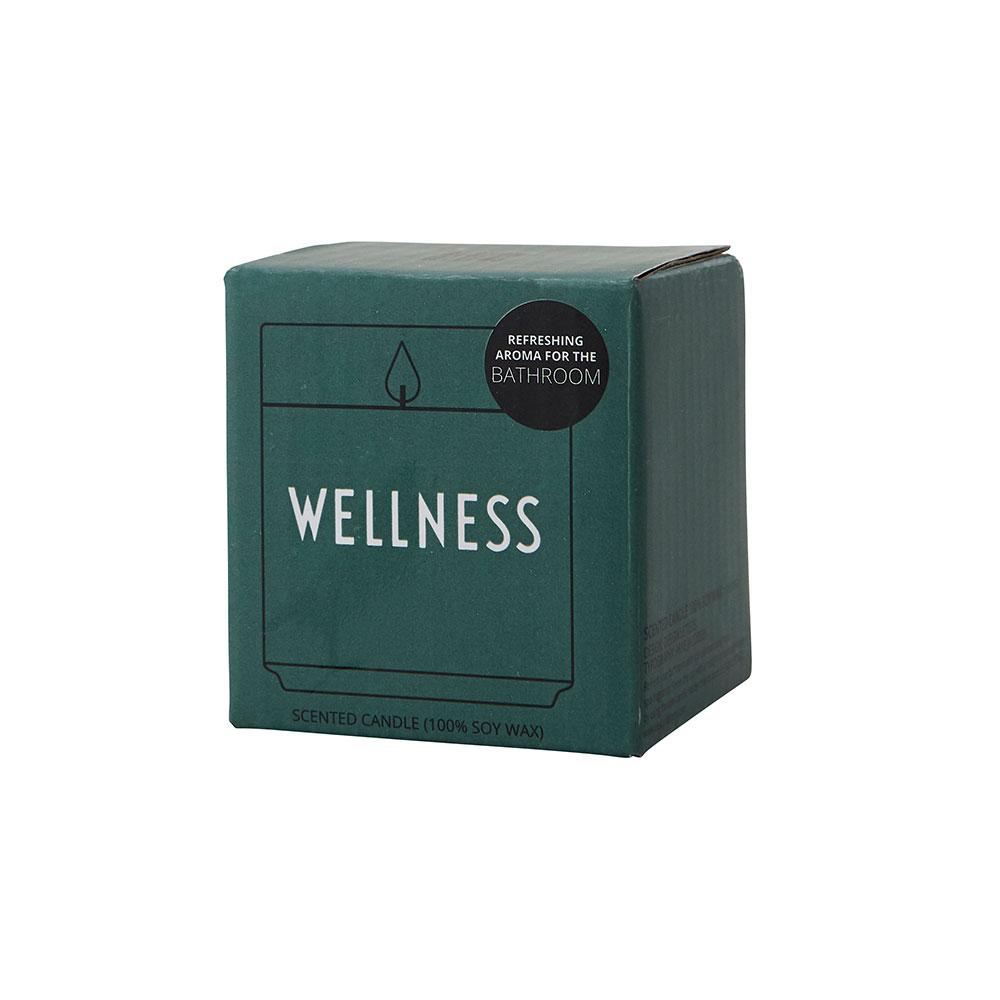 Small green Wellness candle