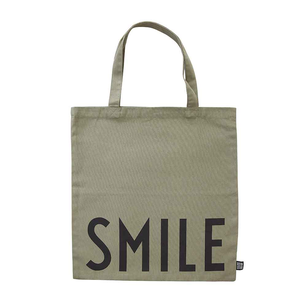 Grey Smile Tote Bag