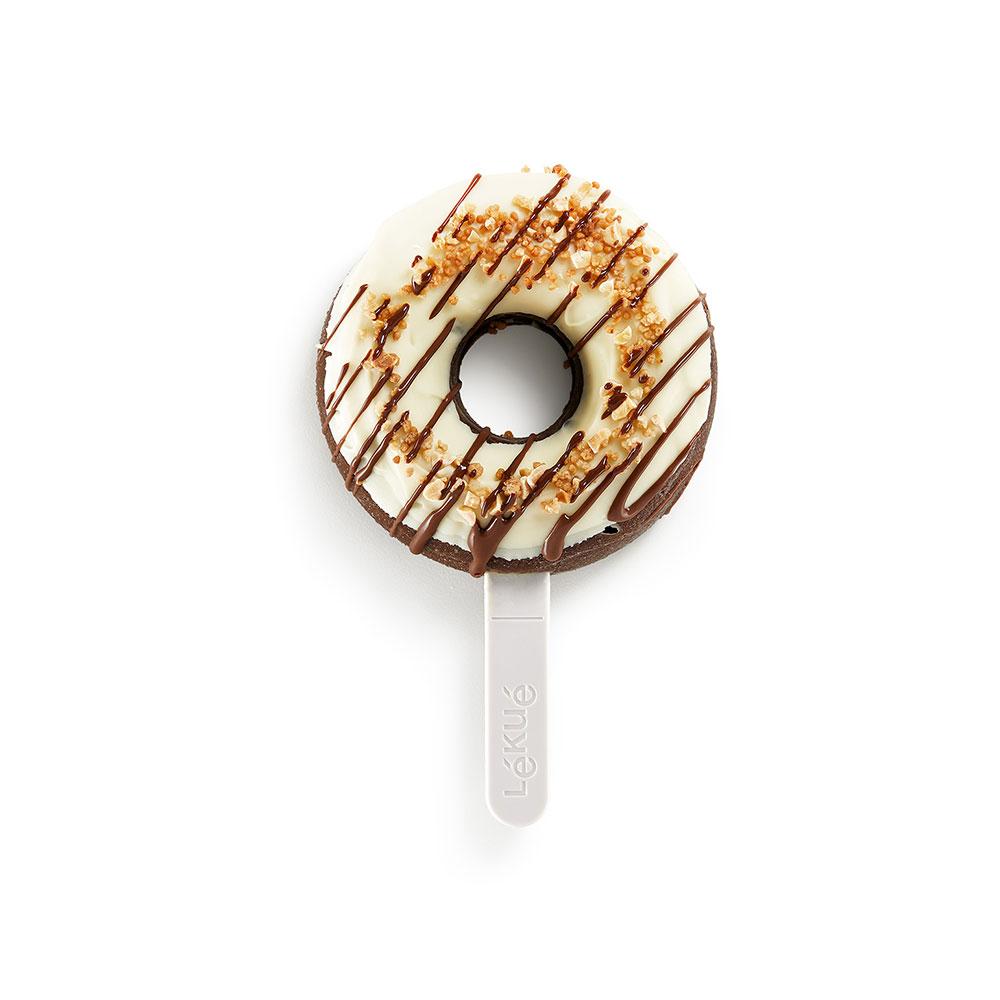 סט 4 תבניות להכנת גלידות בצורת פרעצל ודונאטס