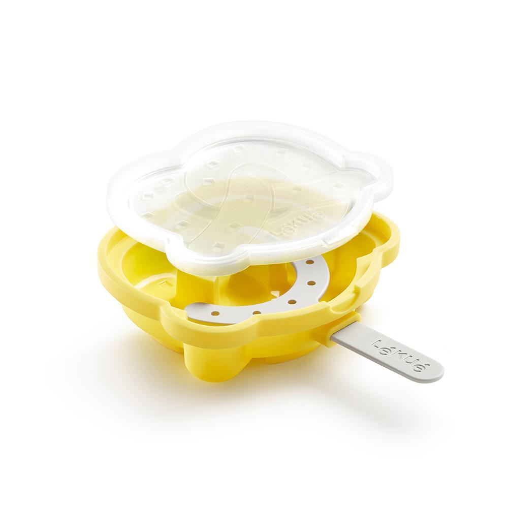 סט 4 תבניות להכנת גלידות בצורת פרעצל ודונאטס