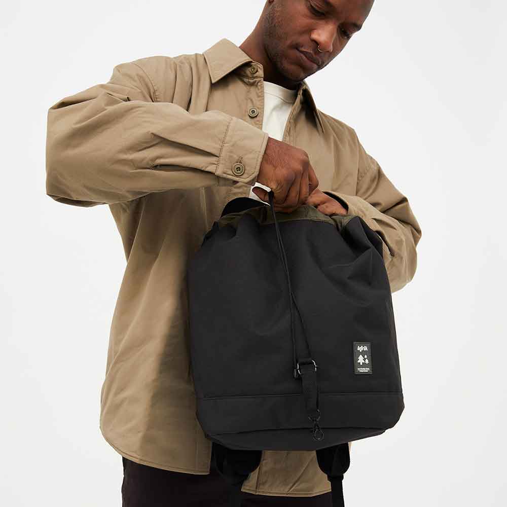 Black Scout Metal Backpack