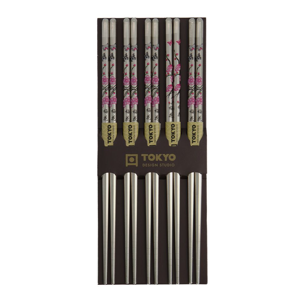 סט 5 צופסטיקס מתכת סאקורה