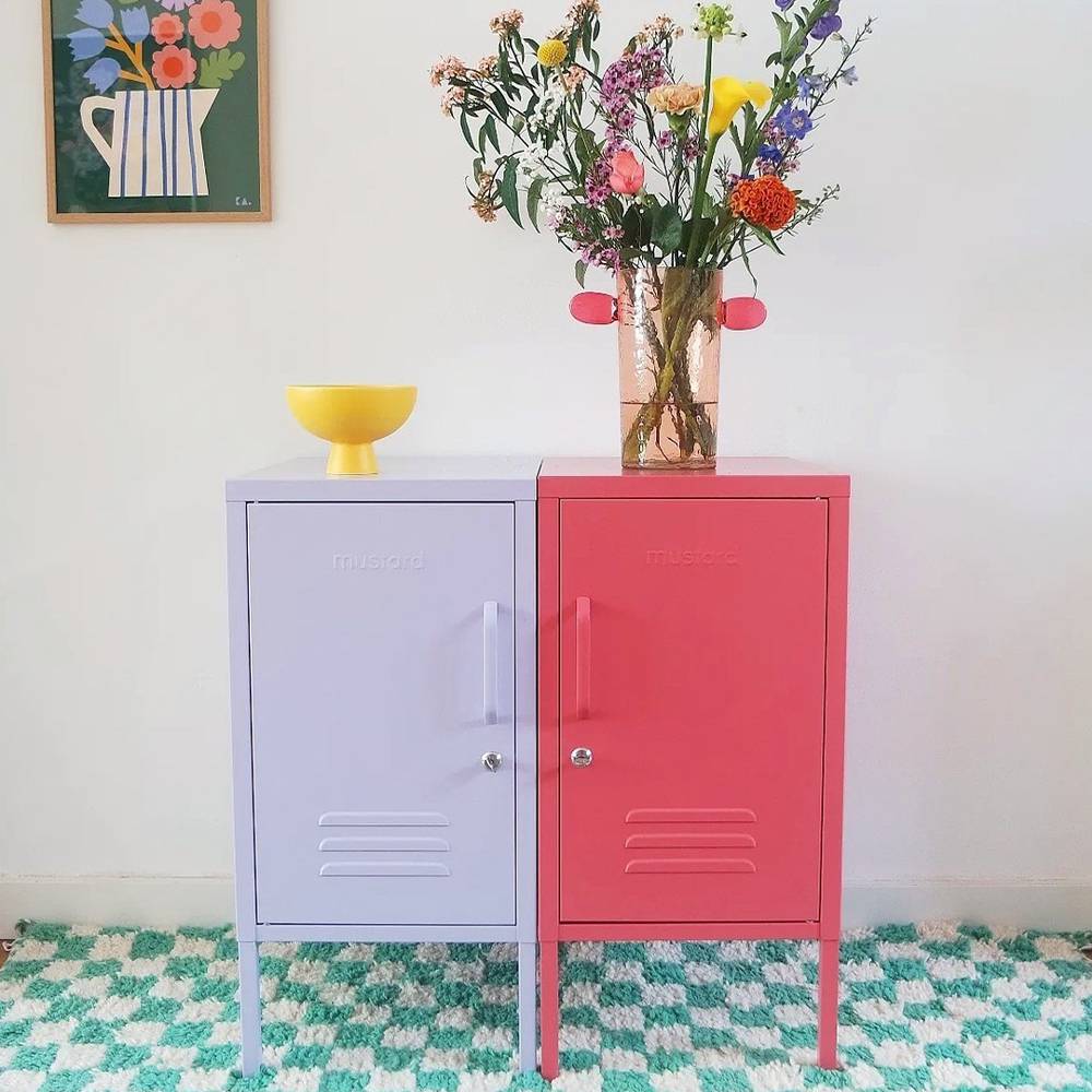 ארונית Shorty פתיחה לימין ורוד כהה