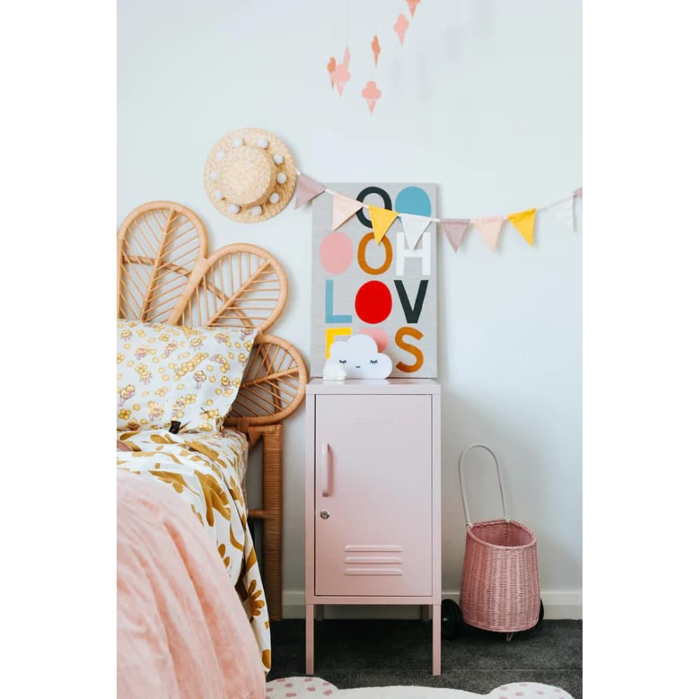 ארונית Shorty פתיחה לימין ורוד בהיר