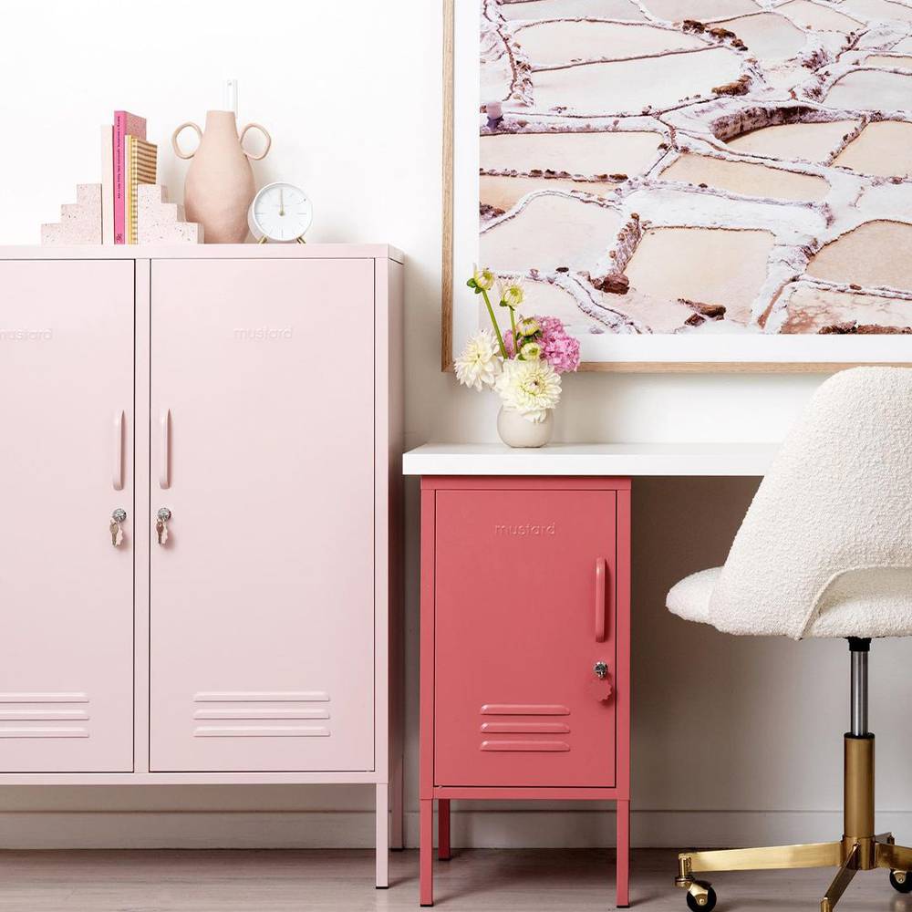 ארונית  Shorty פתיחה לשמאל ורוד כהה