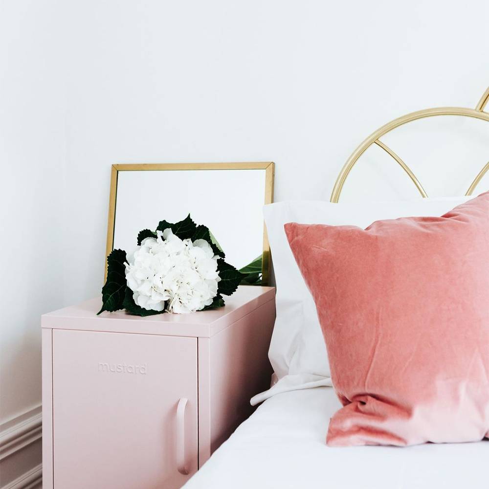 ארונית Shorty פתיחה לשמאל ורוד בהיר