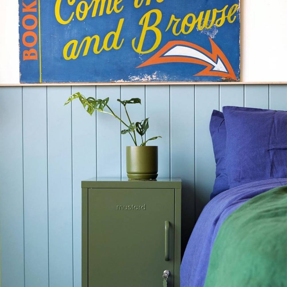 ארונית  Shorty פתיחה לשמאל ירוק זית